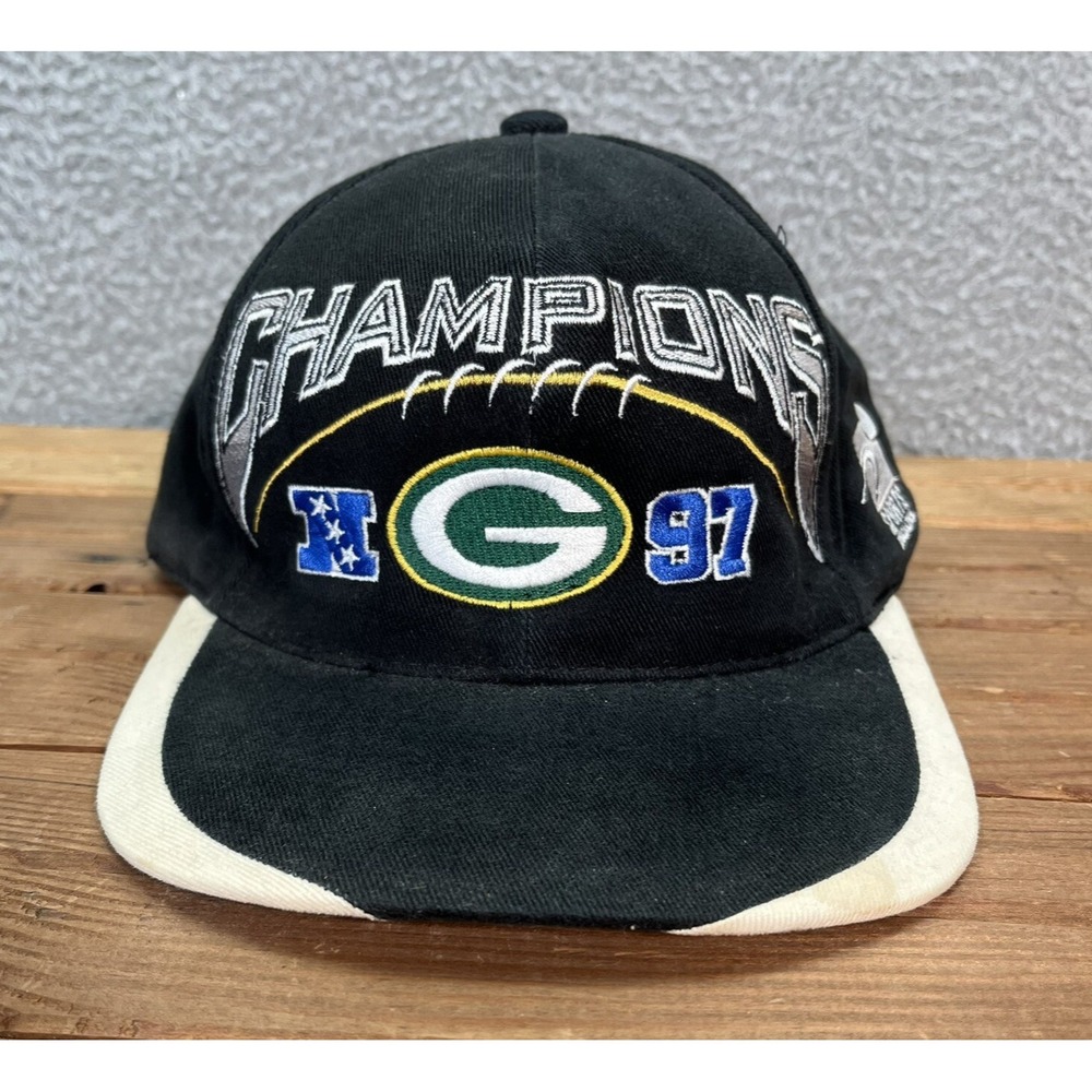 Vintage Green Bay Packers Hat Adult Black Snapback Sports Specialities Pro Line